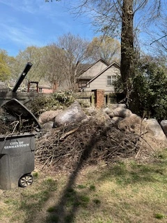 Professional hardscaping project